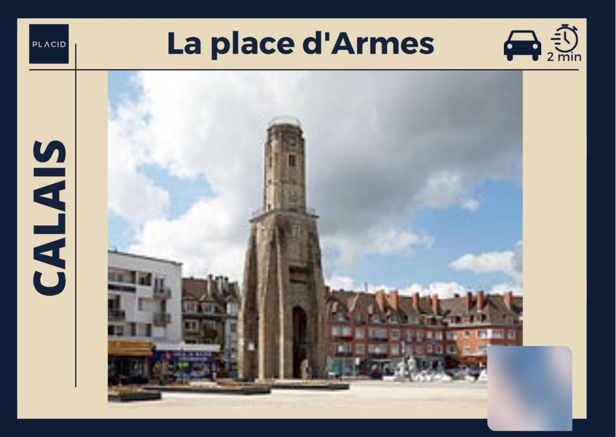 * The Gold Time * Appartement Confort * Centre-Ville Calais Exterior foto